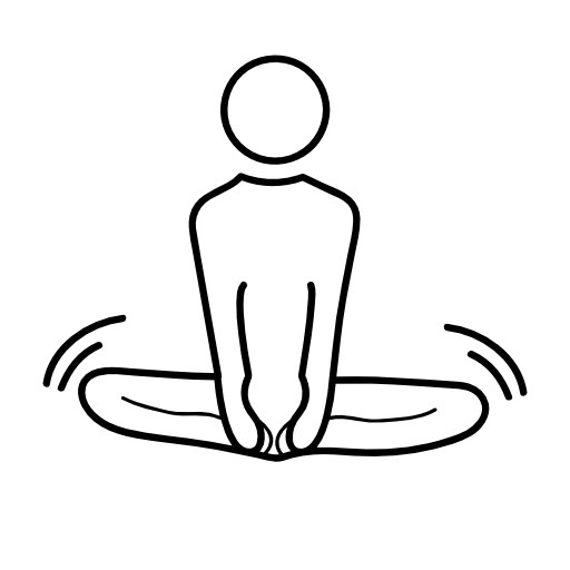 Gymnast sitting posture