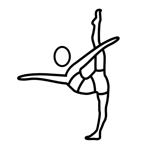 Balancing yoga posture