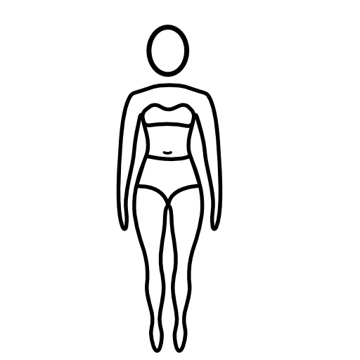 Yoga posture of a woman