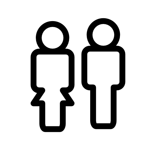 Couple outline, IOS 7 interface symbol