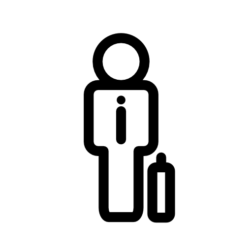 Businessman, IOS 7 interface symbol