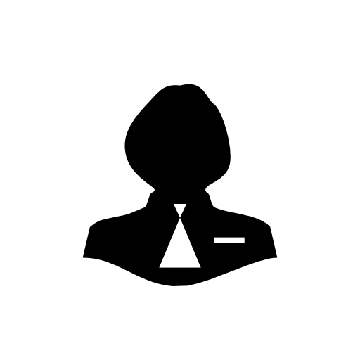 Woman female silhouette with male tie