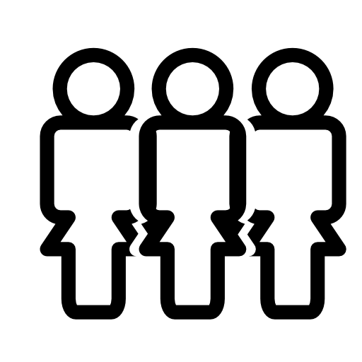 Group of women outline