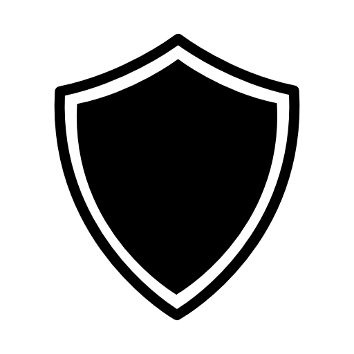 Shield variant with white and black borders
