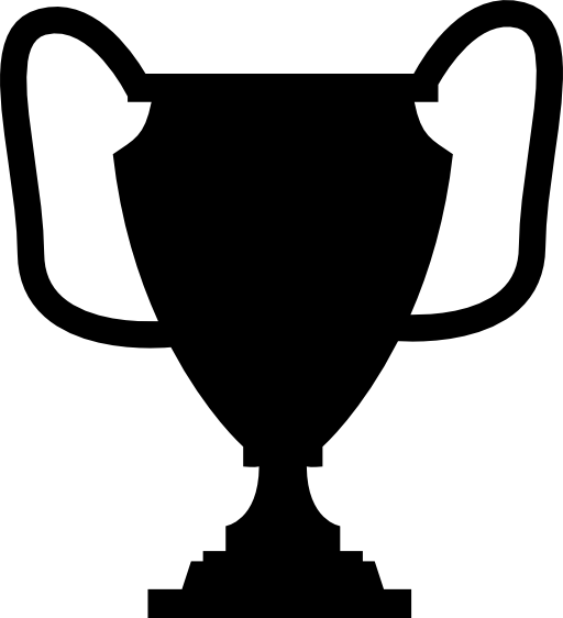 Trophy cup silhouette