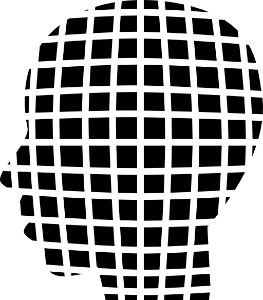 Male head shape of small squares