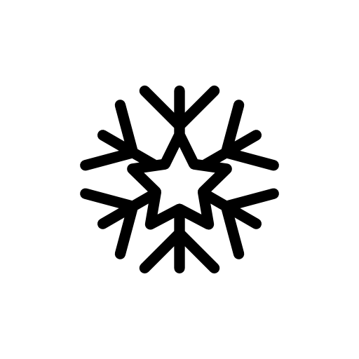 Snowflake of christmas designs