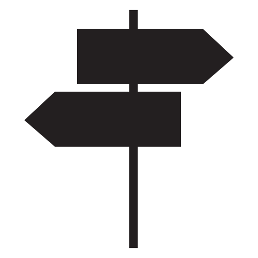 Street signals black arrows shapes, IOS 7 symbol
