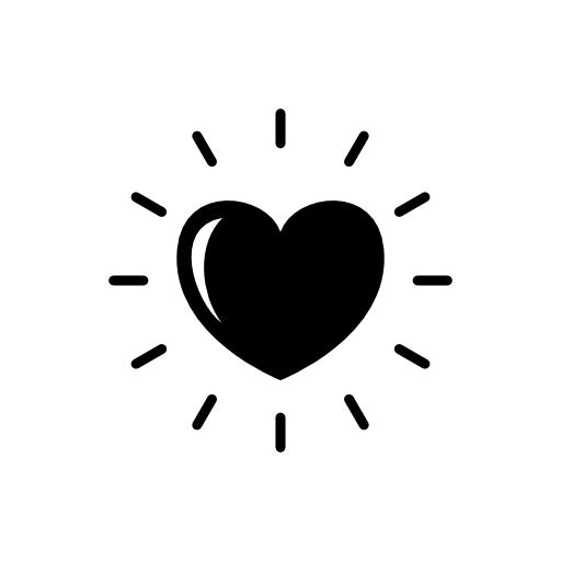 Light heart shape
