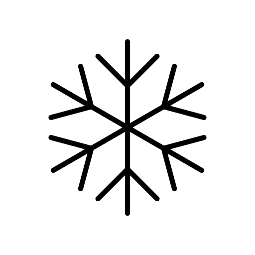 Snowflake of lines