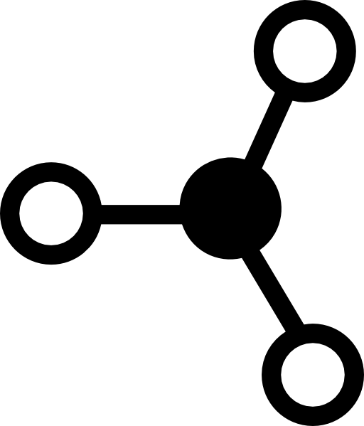 Molecule science symbol
