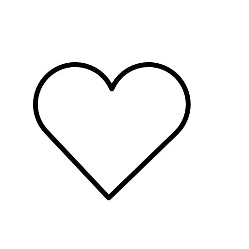 Heart outline