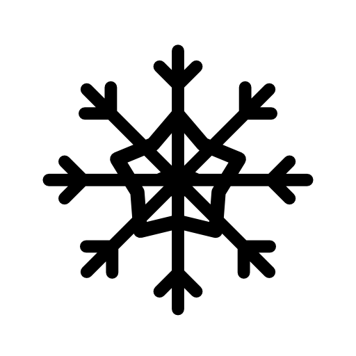 Snowflake crystal shape