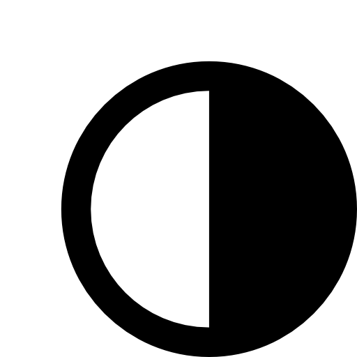 Half-filled circle