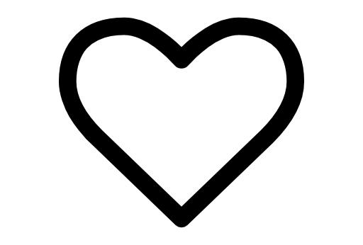 Heart shape outline