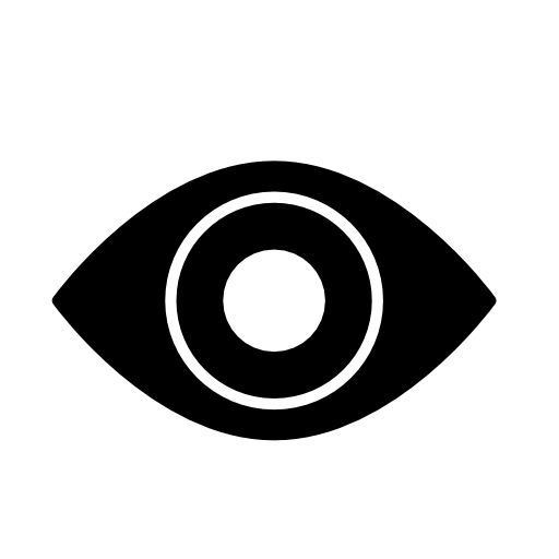 Surveillance eye symbol