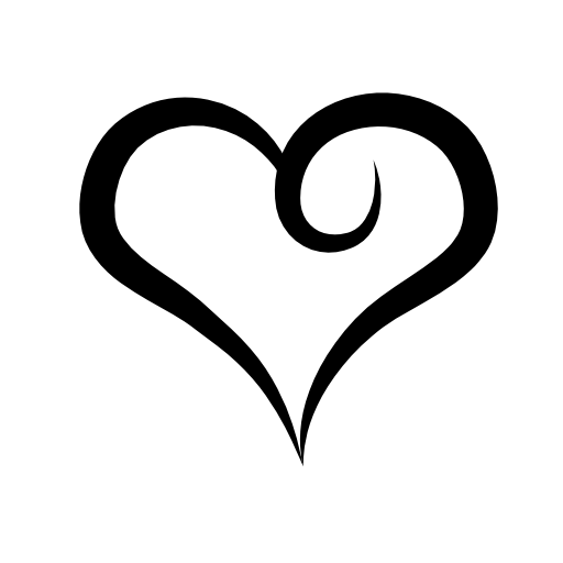 Heart romantic shape variant