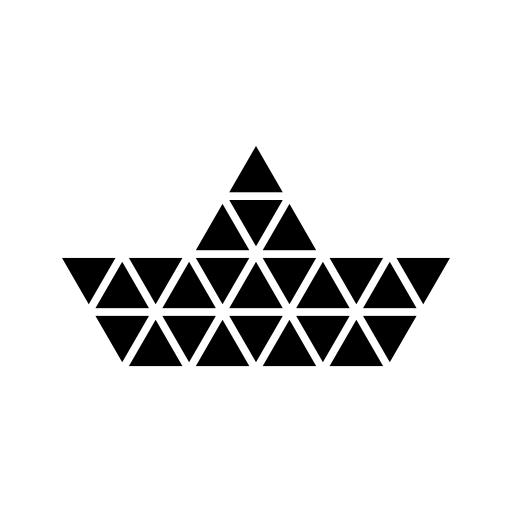 Polygonal boat of small triangles