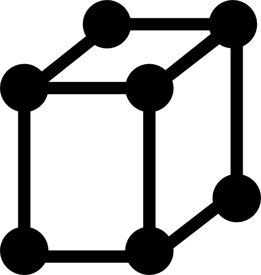 Molecule cube shape