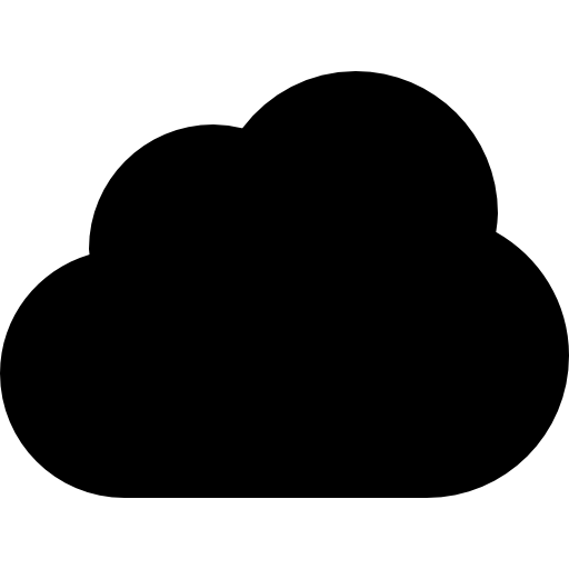 Cloud black shape
