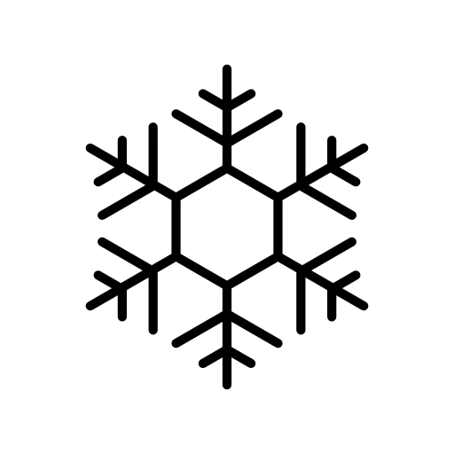 Hexagonal snowflake design