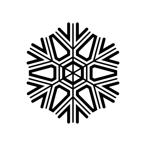 Snowflake with detailed design