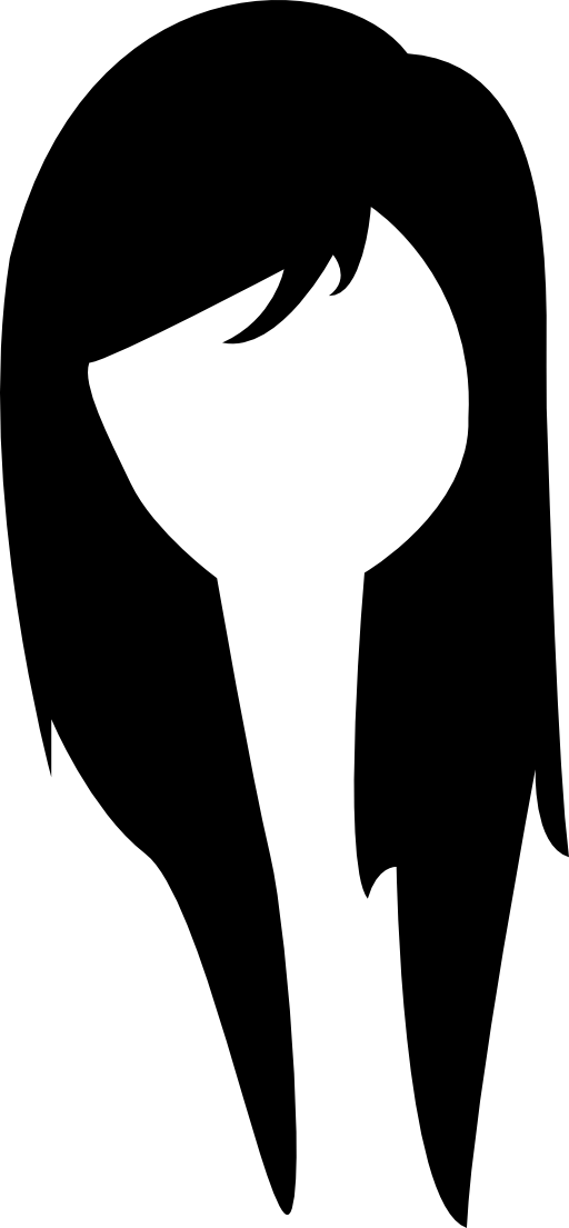 Long young female hair