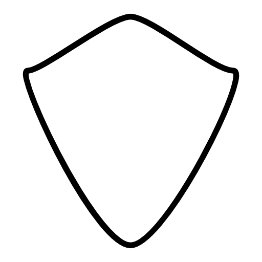Shield shape, IOS 7 symbol