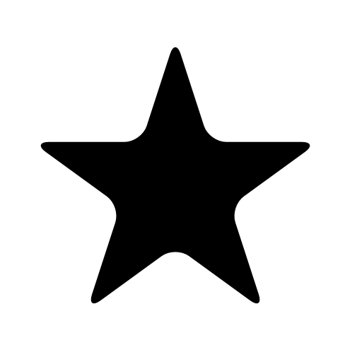Star shape silhouette