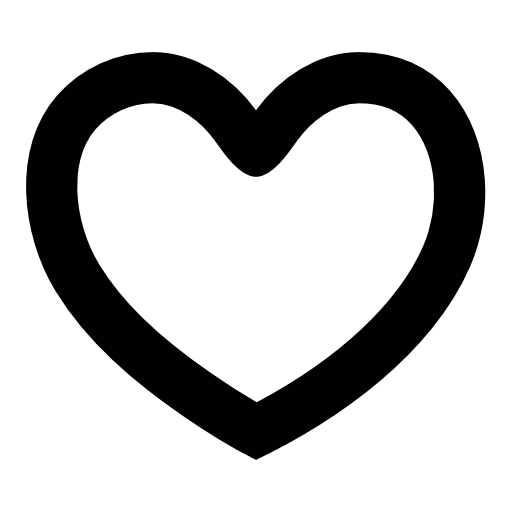 Heart outline shape