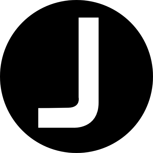 J capital letter in a circle