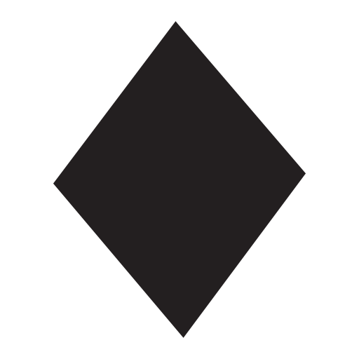 Diamond black shape, IOS 7 interface symbol