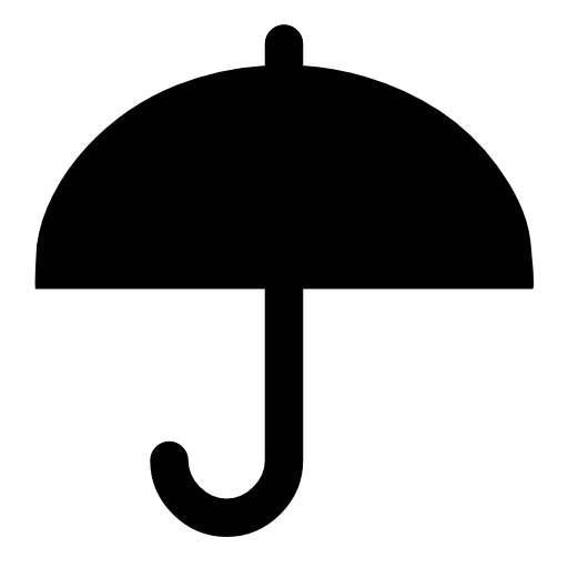 Umbrella black shape