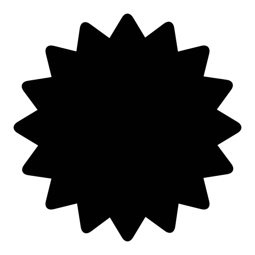 Commercial label black shape