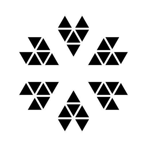 Star ornament of triangles