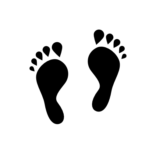 Human footprints shape