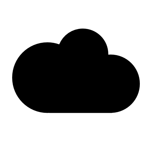Cloud black shape