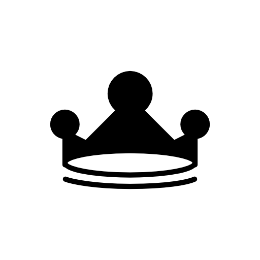 Royalty black crown design