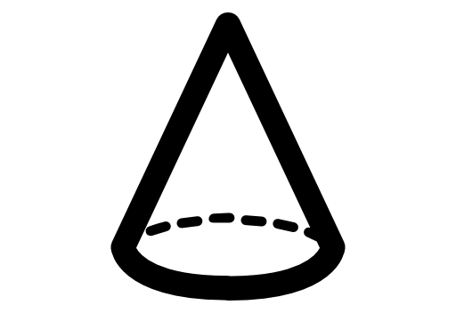 Cone geometrical shape