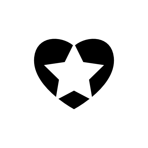 Star in a heart