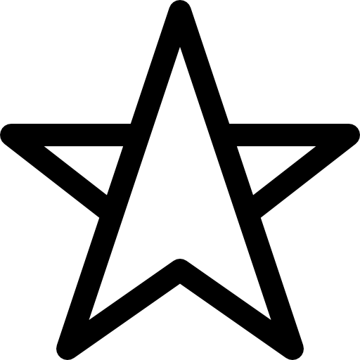 Arrow heads forming a star shape