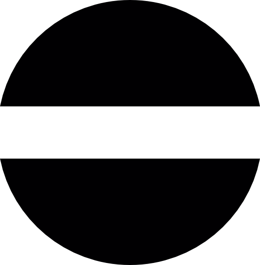 Semicircles with space in the middle