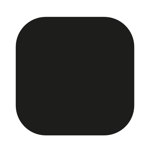 Black rounded square shape