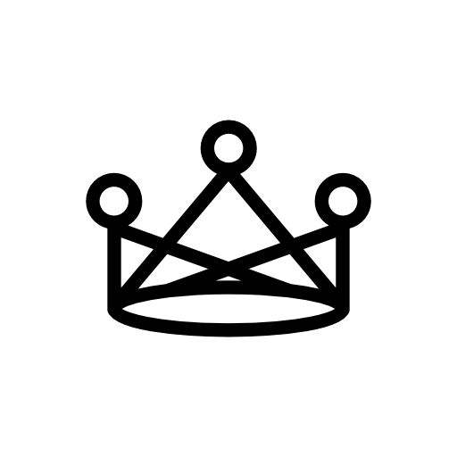 Royal crown shape