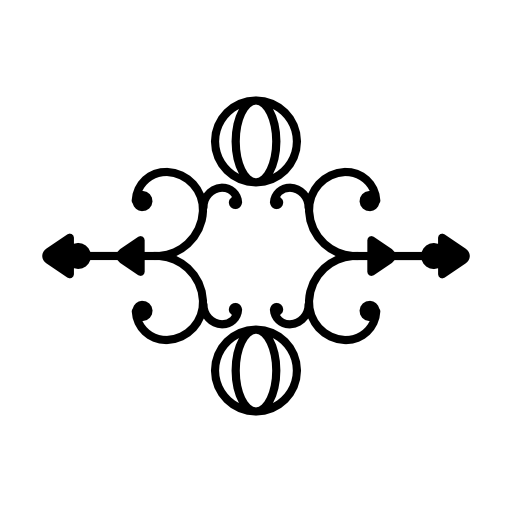 Floral design of symmetric shapes