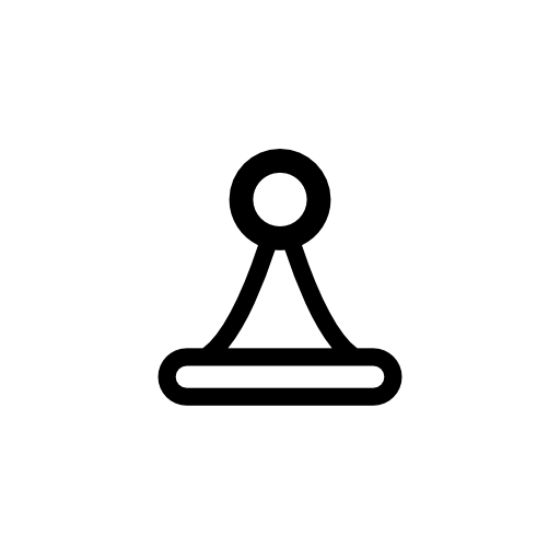 Chess pawn shape, IOS 7 interface symbol