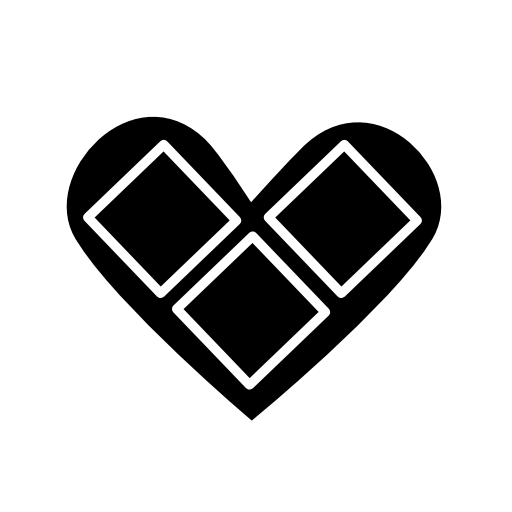 Heart Form with squares