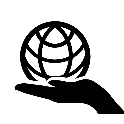 Globe on hand