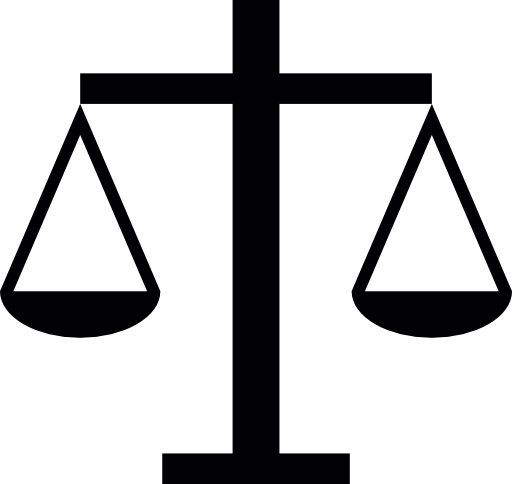 Balance scale of justice