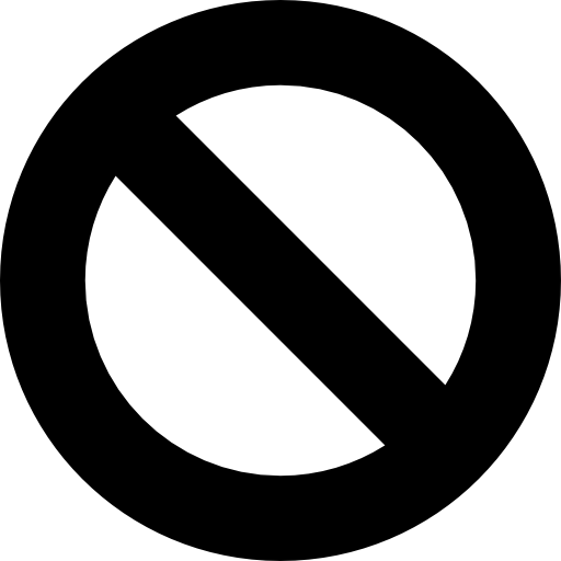 Forbidden simbol